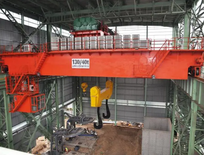 冶金式橋式起重機(jī)車架振動(dòng)時(shí)效處理